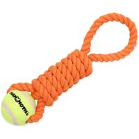 Mammoth Flossy Chews Twister Pull Tug with Tennis Ball