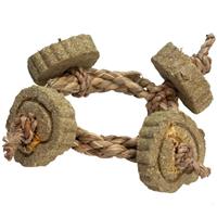 A&amp;E Cage Company Nibbles Tim Hay Braided Rope Circle  I026765
