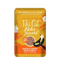 Tiki Cat Aloha Friends Chicken &amp; Pumpkin Recipe in Broth 2.5 oz. I026791