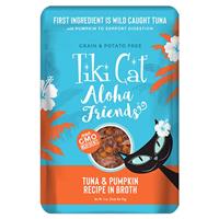 Tiki Cat Aloha Friends Tuna &amp; Pumpkin Recipe in Broth 3 oz. I026800