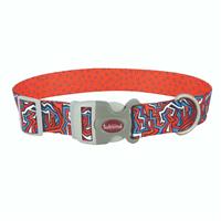 Coastal Sublime Red Blue Graffiti Collar 3/4 x 8-12  I026892