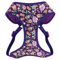 Coastal Purple Floral Pet Attire Ribbon Harness XSM I026920