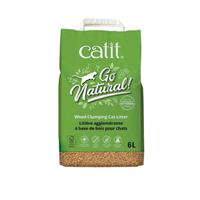 Catit Natural Wood Clumping Litter 15 lb  I027118