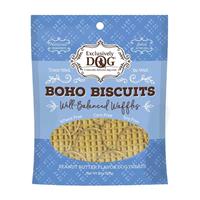 Exclusively Dog Boho Biscuits Well-Balanced Waffles Peanut Butter Flavor Dog Treat I027509
