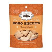 Exclusively Dog Boho Biscuits Harvest Hearts Pumpkin Flavor Dog Treats I027510