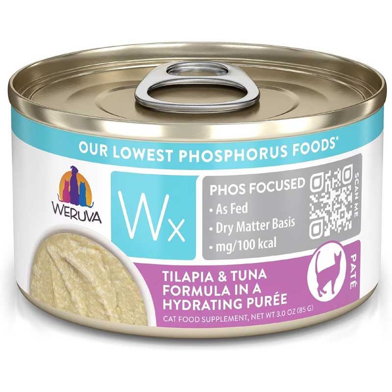 Wuerva Wx Phos Focused Tilapia &amp; Tuna Hydrating Puree 3oz  I027563