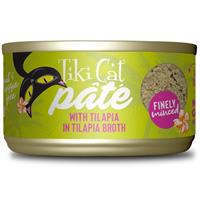 Tiki Cat Pate with Tilapia Recipe in Tilapia Broth 2.8 oz. I027573