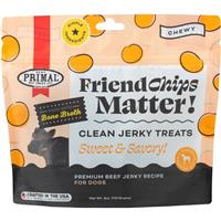 Primal FriendChips Matter Clean Jerky Treats Beef Recipe 4 oz. I027998