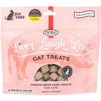 Primal Liver, Laugh, Love Freeze-Dried Pork Treats for Cats 1 oz. I028003