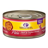 Wellness Complete Health Pate Beef &amp; Chicken Dinner Cat Food 3 oz. I028214