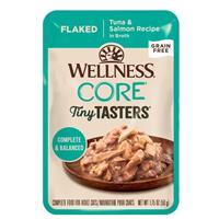 Wellness CORE Tiny Tasters Flaked Tuna &amp; Salmon for Cats 1.75 oz. I028221