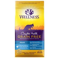 Wellness Complete Health Grain Free Deboned Chicken &amp; Chicken Meal Recipe Adult Cat Food 5.5 lb. I028224