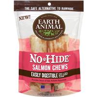 Earth Animal No-Hide Salmon Dog Chew 4&quot; 2pk I028325