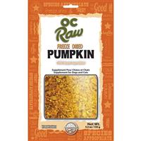 OC Raw Freeze Dried Pumpkin Supplement for Dogs &amp; Cats 5.5 oz