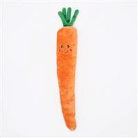 ZippyPaws Jigglerz Carrot Plush Dog Toy I028410