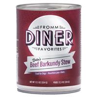 Fromm Diner Favorites Bella’s Beef Barkundy Stew Canned Dog Food 12.5 oz. I028571