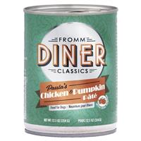 Fromm Diner Classis Paula&#39;s Chicken &amp; Pumpkin Pate Canned Dog Food 12.5 oz. I028574