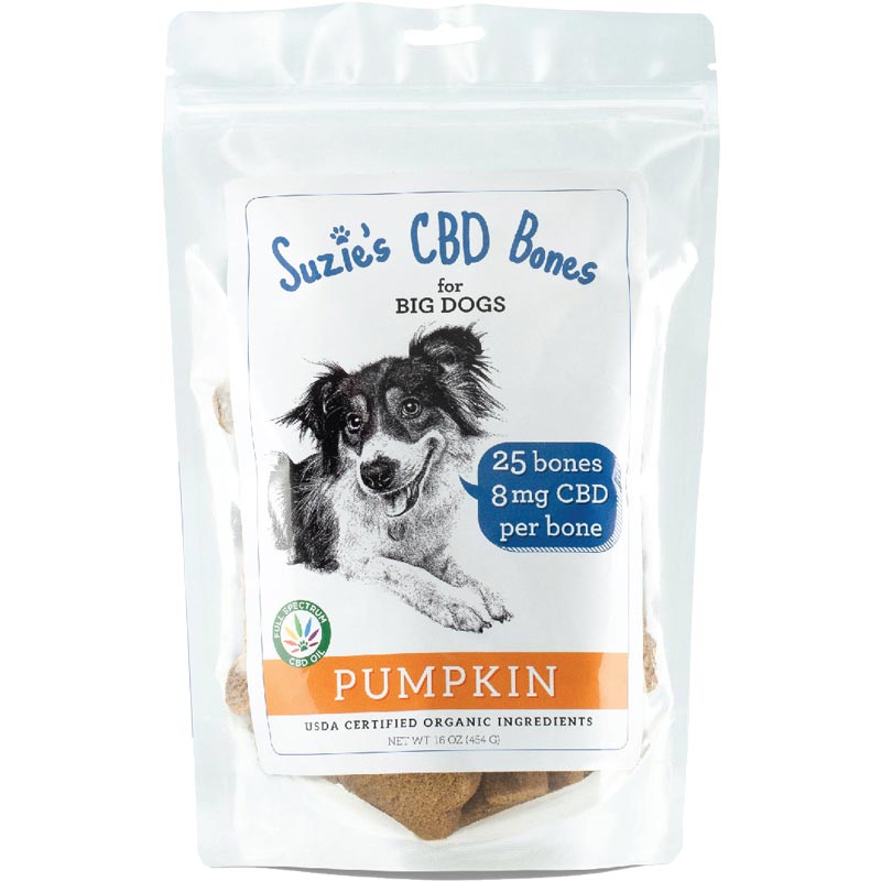 Suzie&#39;s CBD Bones Peanut Butter Treats for Big Dogs 16 oz. I028620