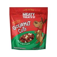 Meaty Treats Gourmet Cuts Beef &amp; Rice Flavor Treats for Dogs 25 oz. I028705