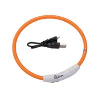 Coastal Orange USB Light-Up Neck Ring 24&quot; I028710