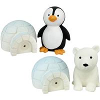 Mulitpet Polar Pals Latex Toys Assorted 2 pk I028779