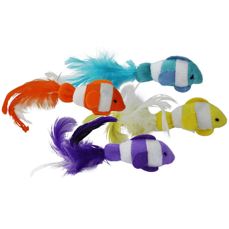 Multipet Clown Fish Cat Toy 2 pack