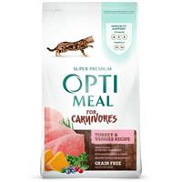 Optimeal for Carnivores Grain Free Turkey &amp; Veggies Recipe Adult Cat Food I029052b