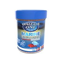 Omega One Slow-Sinking Marine Mini Pellets Flavored with Garlic 1.8 oz