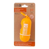 CLOEeCLUZO Bamboo Pet Waste Bag Dispenser with Citrus Scented Bags  I029135