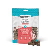 Icelandic+ Soft Chew Nibblets Treats for Dogs Salmon &amp; Seaweed Recipe 2.25 oz. I029156