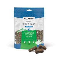 Icelandic+ Chewy Jerky Bars Treats for Dogs Haddock &amp; Skyr Recipe 2.25 oz. I029158