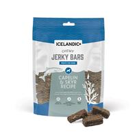 Icelandic+ Chewy Jerky Bars Treats for Dogs Capelin &amp; Skyr Recipe 2.25 oz. I029159