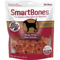 SmartBones Made with Real Sirloin Mini Dog Treats 30 count I029182