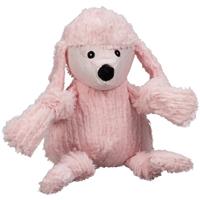 HuggleHounds Diva Pink Poodle Knottie Dog Toy