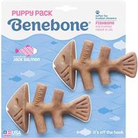 Benebone Puppy Pack Fishbone Dog Chew Toy 2 Pack I029272