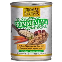 Fromm Family Frommbalaya Chicken, Vegetable &amp; Rice Stew Canned Dog Food 12.5 oz. I029449