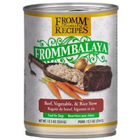 Fromm Family Frommbalaya Beef, Vegetable &amp; Rice Stew Canned Dog Food 12.5 oz. I029453