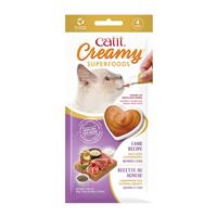 Catit Creamy Superfoods Lamb with Quinoa &amp; Chia Treat for Cats 4pk I029475