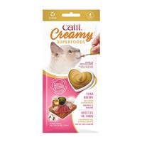 Catit Creamy Superfoods Tuna with Coconut &amp; Wakame Treat for Cats 4pk I029477