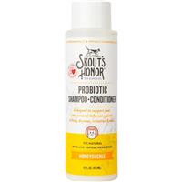 Skout&#39;s Honor Probiotic Shampoo + Conditioner for Cats Honeysuckle Scent 16 oz