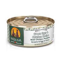WERUVA Green Eggs &amp; Chicken Recipe with Chicken, Pumpkin, Greens &amp; Egg in Gravy 5.5 oz. I029725