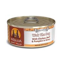 WERUVA Wok the Dog – With Chicken, Beef and Pumpkin in Gravy Canned Dog Food 14 oz. 111543