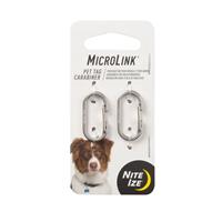 Nite Ize MicroLink Pet Tag Carabiner 2 pack I029786