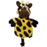 goDog Hear Doggy! Silent Squeak Giraffe Dog Toy