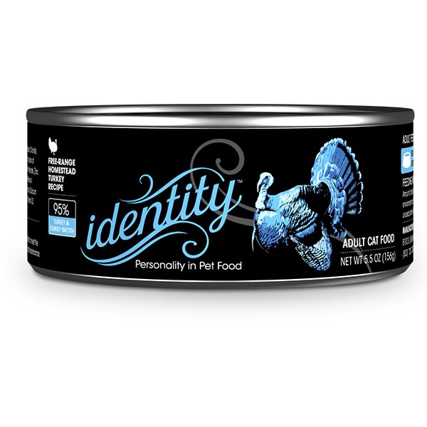 Identity 95% Free-Range Heritage Turkey Recipe Adult Cat Food 5.5 oz. I029892