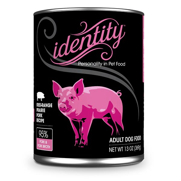 Identity 95% Free-Range Prairie Pork Recipe Adult Dog Food 13 oz. I029908