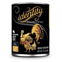 Identity 95% Free-Range Quail &amp; Turkey Recipe Adult Dog Food 13 oz. I029910