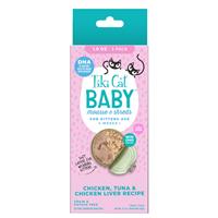 Tiki Cat Kitten Mousse &amp; Shreds Chicken, Tuna &amp; Chicken Liver 1.9oz 3pack I029984