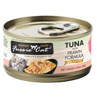 Fussie Cat Tuna with Prawn Formula in Gravy 2.82 oz. I030104