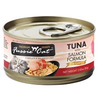 Fussie Cat Tuna with Salmon Formula in Gravy 2.82 oz I030105